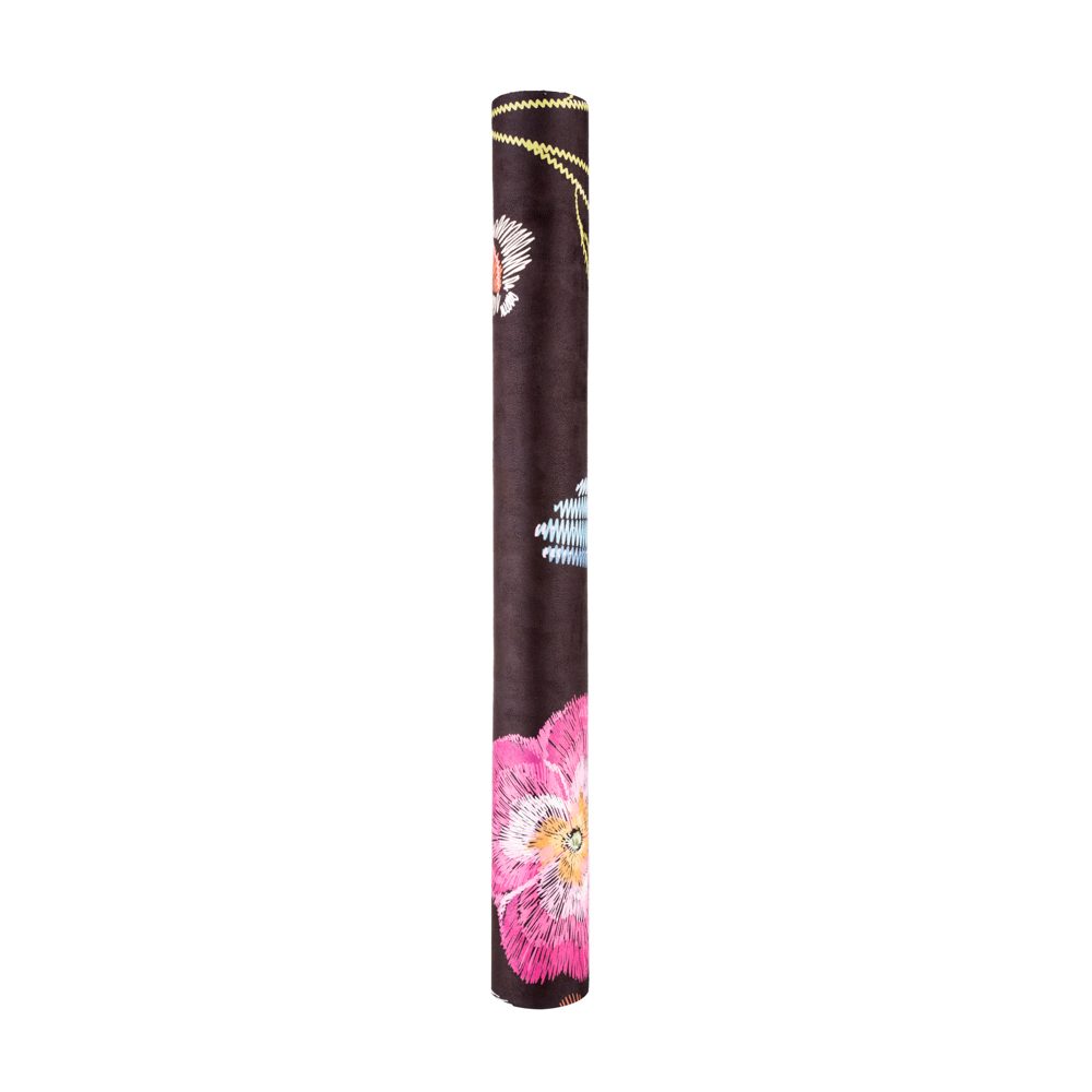 Podróżna mata do jogi Night Birds 1mm zwinieta