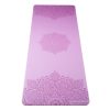 Profesjonalna mata do jogi Mandala Lilac 4mm ekologiczna