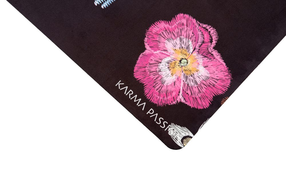 Studyjna mata do jogi Night Birds 3,5mm z logo Karma Passion