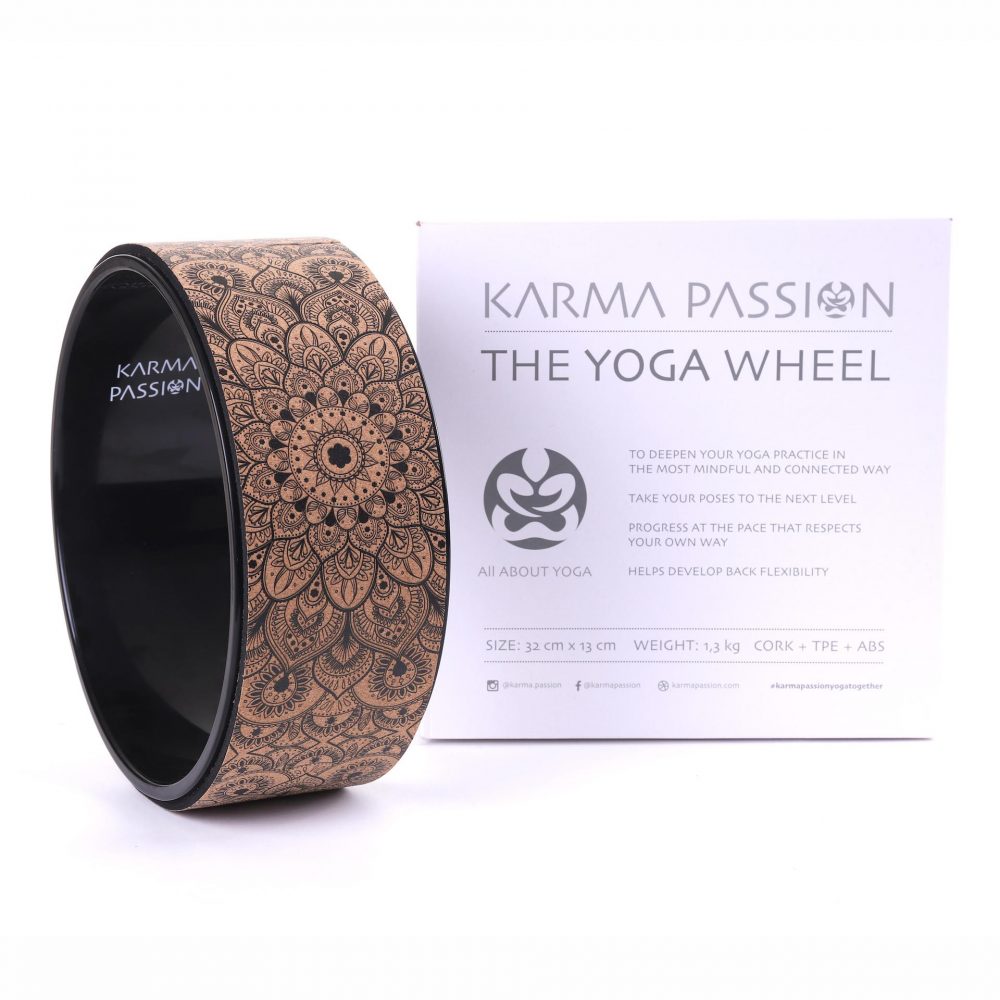 Z pomocą kola do jogi Mandala prawidłowe wykonanie asan stanie się o wiele łatwiejsze