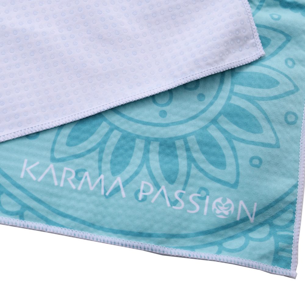 Karma Passion ręcznik do jogi z silikonem Mandala Light