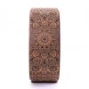 Korkowe koło do jogi Mandala Boho wykonane z antypoślizgowego materiału zapewnia 100% wsparcie podczas ćwiczeń