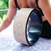 Korkowe koło do jogi Mandala White - obrazek 2