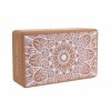 Klocek korkowy do jogi Mandala Boho White