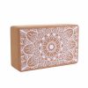 Klocek korkowy do jogi Mandala Boho White - obrazek 5