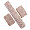 Klocek korkowy do jogi Mandala Boho White - obrazek 6