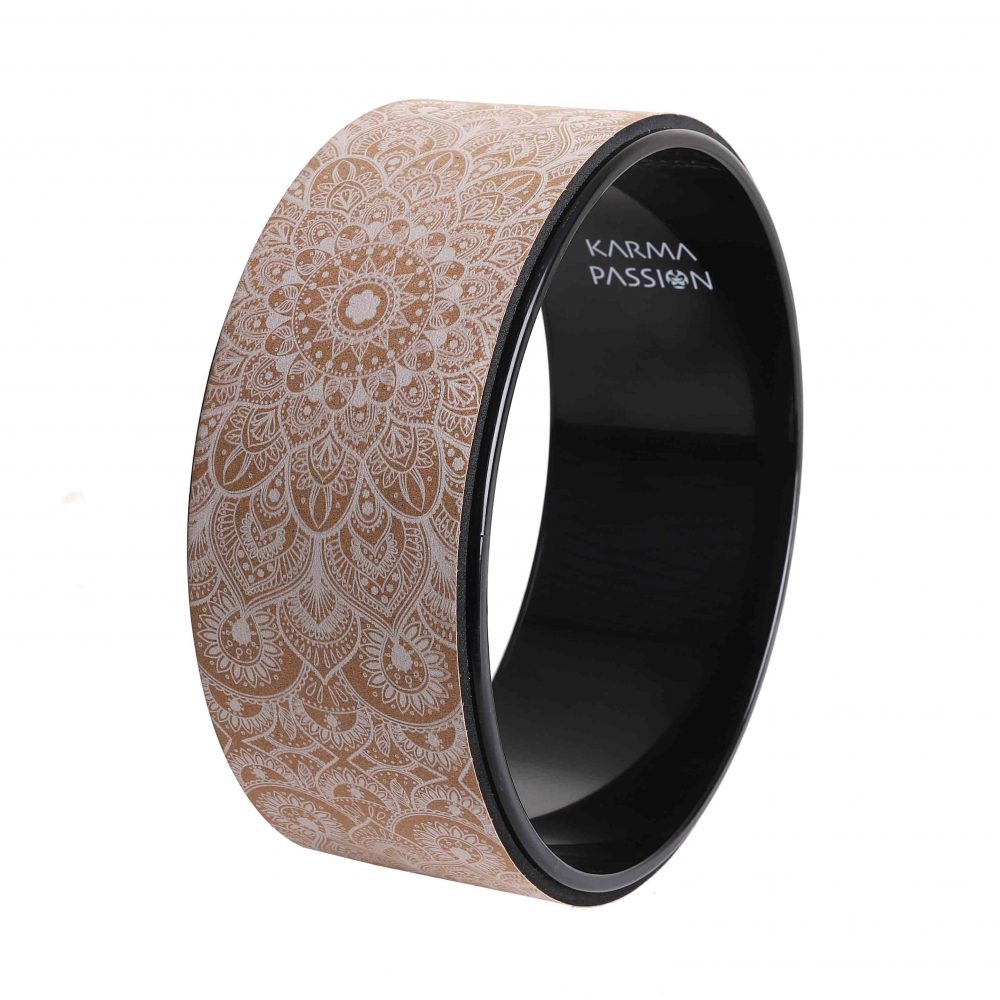 Korkowe koło do jogi Mandala White