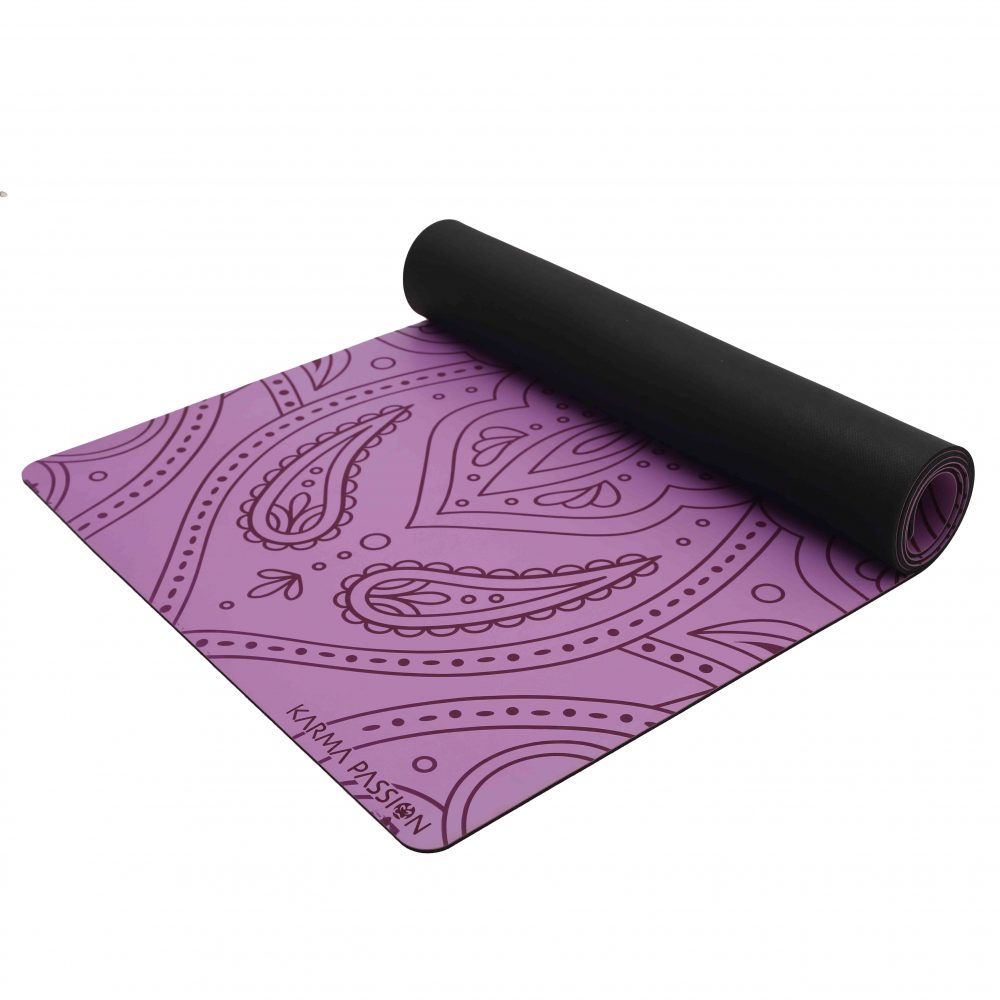 Profesjonalna mata do jogi Hamsa Lilac 5mm - obrazek 2