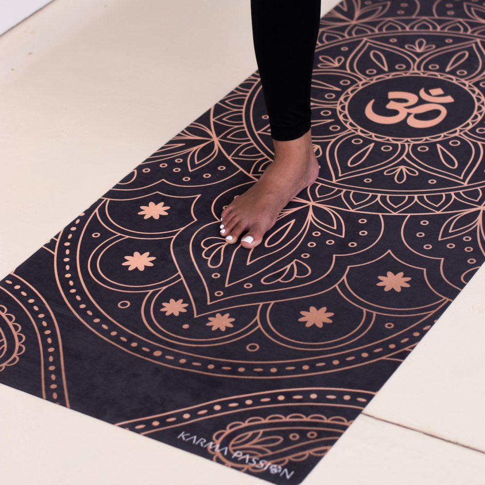 Studyjna mata do jogi Mandala OHM gold 3,5mm - obrazek 2